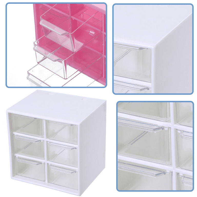 Stackable Storage Drawers Set of 20, Plastic Drawers Organizer for Small  Parts Screw Craft Organizer, Mini Drawer Organizer with Dividers and Paper