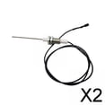 thumbnail image 1 of 2X Encendedor de chispa roscado Encendido portátil Conjunto práctico de electrodos de cerámica 2 piezas, 1 of 8