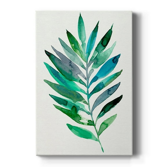 Palm Frond Flow III Premium Gallery Wrapped Canvas - Ready to Hang