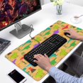 thumbnail image 2 of Long Mouse Pads for Desk,Colorful Cartoon Dinosaurs Volcanoes Desk Mats on Top Of Desks, Desk Mouse Pad Extra Large with 3mm Non-Slip Base and Stitched Edge for Gaming,Work,Home 31.5"x15.7", 2 of 5