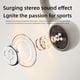 thumbnail image 3 of Auriculares de conducción ósea, auriculares óseos, auriculares Bluetooth de fitness inalámbricos de oído abierto mejorados con micrófono, 8 horas de duración, 3 of 4