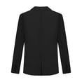 thumbnail image 2 of ZDHoor Kids Boys Shiny Sequins Suit Jacket Coat Tuxedo for Halloween Festival Dance Performance Black-B 6, 2 of 7