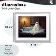 thumbnail image 4 of Stupell Industries Eclectic Ghost on Spooky Blue Couch Gray Framed Print Under Glass, 16 x 13, by LSR Design Studio, 4 of 8