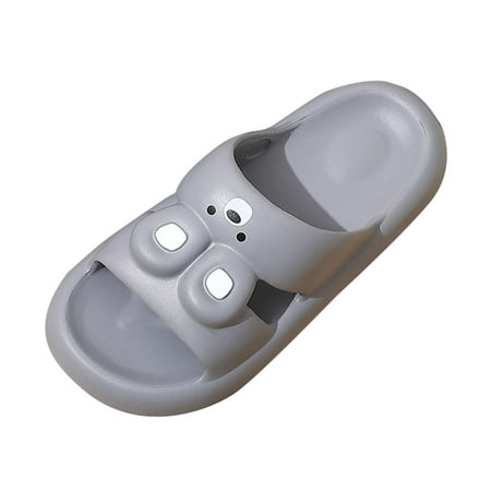 

Larisalt Flip Flops For Men Men s Beach Sandals Quick-Dry Flip-Flop Slides Gray