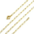 thumbnail image 2 of Lancharmed 14K Gold Plated Necklace for Women Flat Wire Necklace Gifts for Couples, 2 of 7