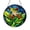 Acrylic 3.5 Inch, variant on Rainforest Frog Faux Stained Glass Window Hanging