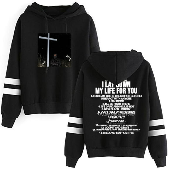 Jpegmafia I Lay Down My Life For You Merch Pullover Hoodies Women Men Fashion HipHop Streetwear