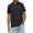 Grey - darkgray, variant on Mens Short Sleeve Collar Polo