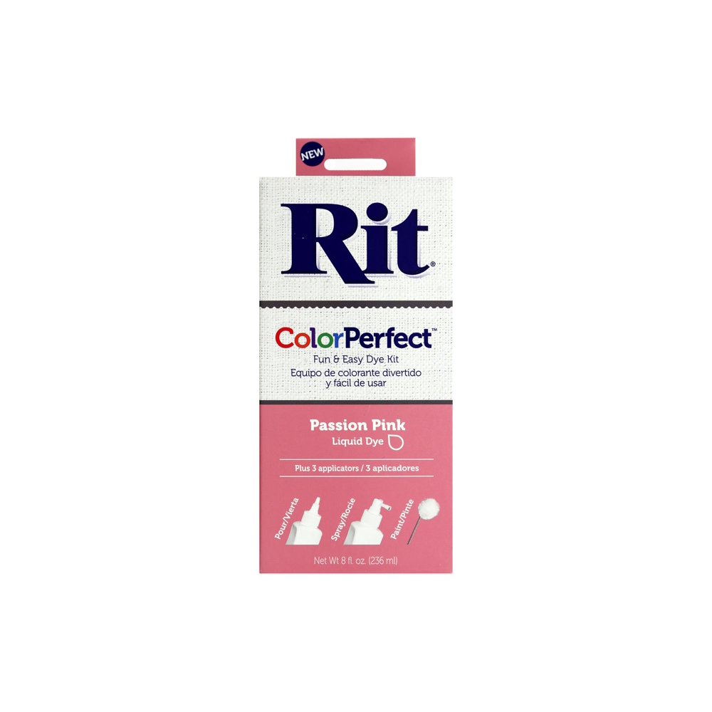 85737 RIT DYE KIT COLOR PERFECT 8OZ PASSION PINK