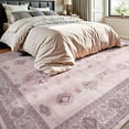 thumbnail image 3 of D Boho Area Rug for Living Room Machine Washable Rug Non Slip Carpet Soft Living Room Rug Room Decor Rugs for Bedroom Kids Playroom, 3 of 7