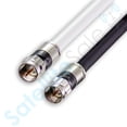 thumbnail image 3 of SatelliteSale DIGITAL 75OHM RG-6 / U Cable coaxial con conector de tipo F interior / exterior cordón negro (3 pies) SatelliteSale Cable coaxial, 3 of 7