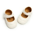 thumbnail image 4 of Infant Newborn Toddler Kids Baby Girls Moccasins Shoes Floral PU Leather Shoes With Rubber Sole Anti-Slip, 4 of 10