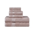 thumbnail image 2 of BNM Egyptian Cotton Solid 6 Piece Towel Set, Fawn, 2 of 7