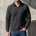 thumbnail image 2 of Awdenio Men Clothing Quarter Pullover Sweaters Casual Stand Collar Sweatshirt Long Sleeve, Business Dress, 2 of 7