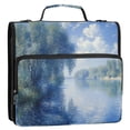 thumbnail image 5 of FORMRS Zipper Binder with Shoulder Strap 2-inch Ring 500 Sheet Capacity File Bag, Plants and River, 5 of 5