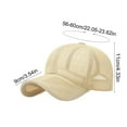 thumbnail image 3 of Linnome 5 Packs Breathable Full Mesh Baseball Cap for Men, Women, Lightweight Trucker Hats Outdoor Sports Wear, 3 of 6