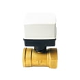 thumbnail image 1 of Valve d'Eau 1 Pouces Petite Compacte Électrique 3 Fils 2 Commandes Valve Motorisée Utilisée pour Système de Chauffage Solaire, Longue Durée, 1 of 9
