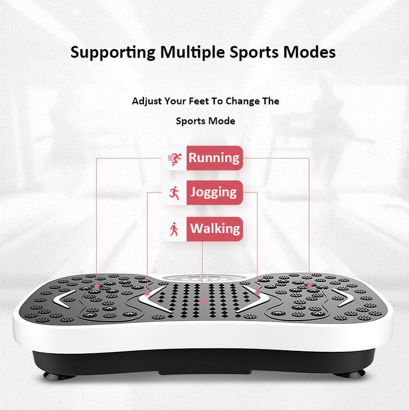 iMeshbean 200W Vibration Platform Plate Exercise Machine Power Fit Body Workout Fitness Standing Shaking Machine 99 Levels