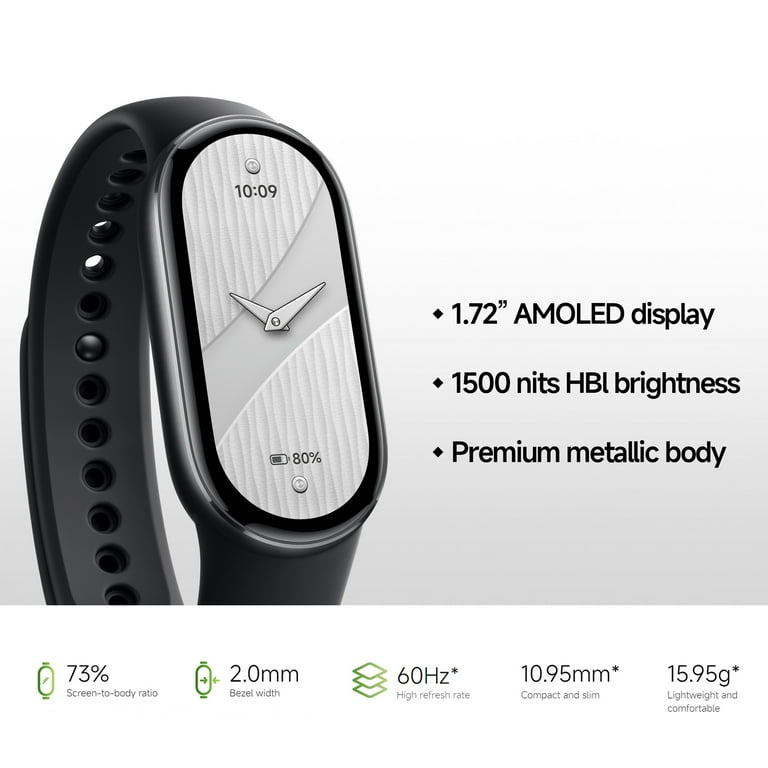 Xiaomi Smart Band 10 Midnight Black - Walmart.com