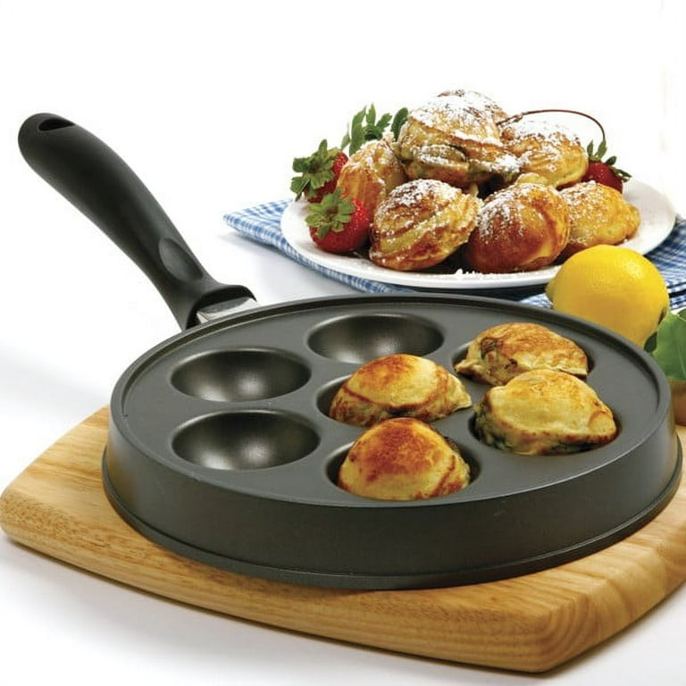 Shop a Nonstick Aebleskiver-Puff Dumpling Pan with Bakelite Handles, Order  the Classic Aebleskiver-Puff Dumpling Pan at SCANPAN USA