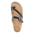 thumbnail image 4 of Time and Tru Women's Asymmetric Strap Footbed Sandals, Wide Width Available, 4 of 6