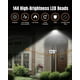thumbnail image 2 of Foco reflector LED oso de fresa 100 W IP66 5000 lm 72 LED, 2 of 5