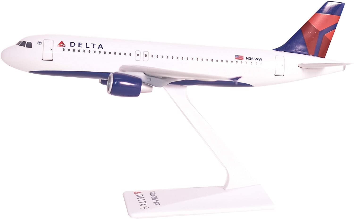 Delta A320-200 1:200Airplane Miniature Model Snap Fit 1:200 Part# AAB-32020H-063 07-Cur