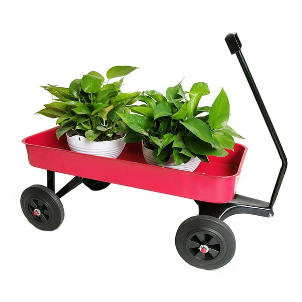 Solid Wheels Home Utility Yard Wheelbarrow Garden Cartwith 280lbs