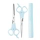 thumbnail image 1 of Kit de nuevo estilo, tijeras para cortar cabello, tijeras y peine para adelgazar, 3 piezas azul, 1 of 6