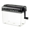 thumbnail image 2 of YAOMOBB Child-proof Paper Shredder Manual Shredder Large Capacity Clear Visible Mini Hand Cutting Tool for Home Office, 2 of 7