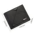 thumbnail image 3 of Men's Wallet Leather Slim Wallets For Men Bifold Leisure Thin Card Holder Purse With a Zipper Pocket,PU Leather Men's Wallet with Coin Purse, 2026, 3 of 6