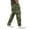 Green, variant on Cargo Pants Men Tall Rip-Stop Cargo Joggers Pants Stretch Elastic Waist Street Hop Trousers Snug Fit Casual Cargo Pant,Black,XXL