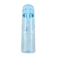 thumbnail image 1 of Botella de agua con sabor de 650 ml con pajita para beber más taza reutilizable de agua (azul) DQrwqpou  Para Estrenar, 1 of 6