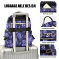 thumbnail image 4 of JIALIOU Mini Backpack Purse for Women Quilted Casual Daypack Small Travel Shoulder Bag, Watercolor Owls and Moon, 4 of 7