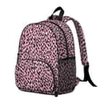 thumbnail image 2 of Leopard Print Backpack Backpack for School,Cute School Bag,Schoolbag with Adjustable Shoulder Straps & Padded Back,13.8"x11.4"x6", 2 of 6