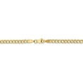 thumbnail image 3 of 14k Yellow Gold 3.35m SemiSolid Curb Link Chain, 3 of 4