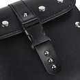 thumbnail image 6 of Pair Motorcycle Saddebags PU Leather Throw Over Saddle bags Side Luggage Tool Bag Universal, Black, 6 of 9
