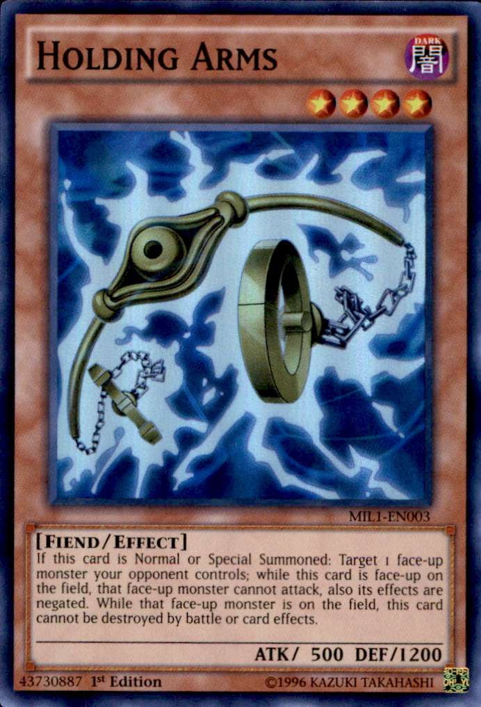 YuGiOh Millennium Pack Holding Arms MIL1EN003