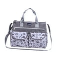 thumbnail image 2 of Lipstore Diaper Bag Tote Inner Zipper Pockets Travel Large Capacity Baby Changing Bag Gray S, 2 of 8