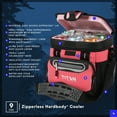 thumbnail image 4 of Arctic Zone® Titan Deep Freeze® 9 Can/6 Quart Zipperless HardBody® Cooler - Coral Reef, 4 of 11