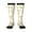 3 Black, variant on Funny Pigs print thigh-high socks, crafted for both men and women with a stretchy, high-opaque design perfect for daily wear