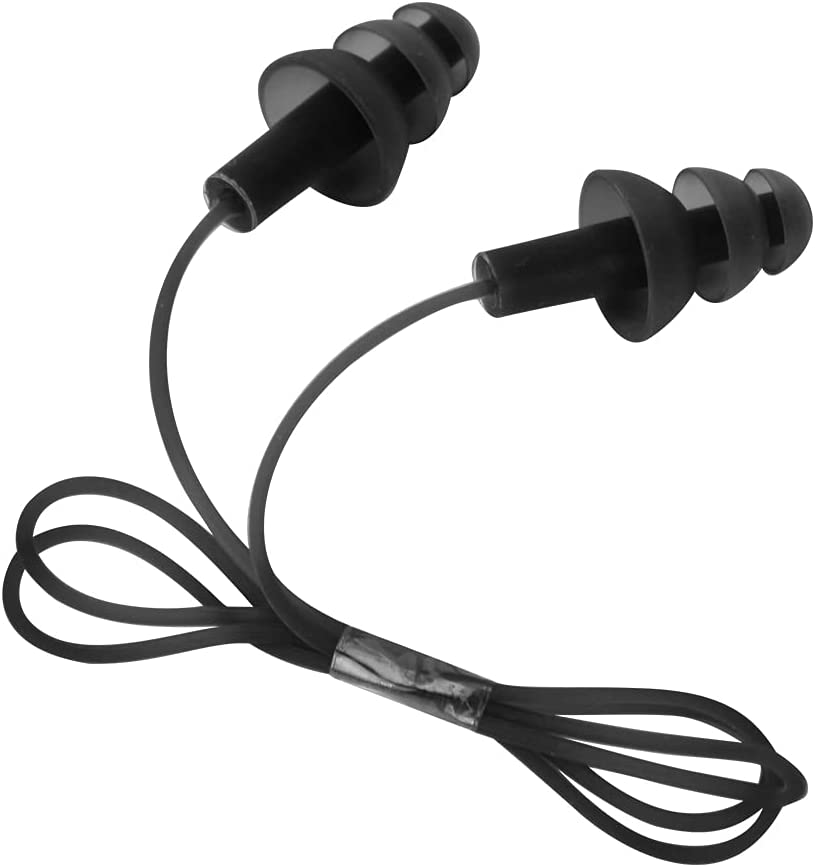 Waterproof Soft Silicone Corded Noise Prevention Swimming Earplugs