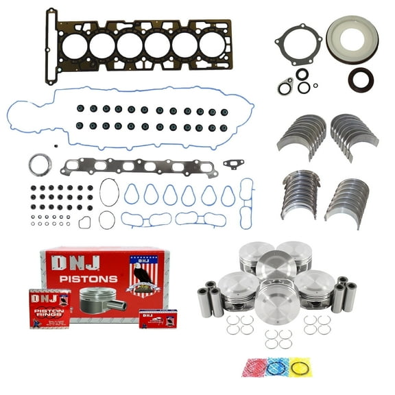 DNJ EK3191 Engine Rebuild Kit Fits Cars & Trucks 2002-2004 Buick Chevrolet GMC Isuzu Oldsmobile Ascender Bravada Envoy Envoy XL Envoy XUV Rainier Trailblazer Trailblazer EXT 4.2L DOHC 24V VIN S