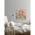 thumbnail image 3 of Marmont Hill Mh-Julncf-24-Wff-16 16" X 16" "Peachy Petals" Framed Giclee Painting On, 3 of 6