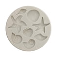thumbnail image 5 of Marine Theme Silicone Fondant Mold, Seashell Starfish Fish Chocolate Candy Baking Mold, Under the Sea Ocean Cake Decorating Tools for Cookies, Cupcake, Resin DIY Craft, Food Grade Flexible Baking, 5 of 8