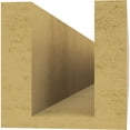 thumbnail image 4 of Ekena Millwork 4"W x 4"H x 28"L Monterey Woodgrain TimberThane Rafter Tail, Primed Tan, 4 of 6