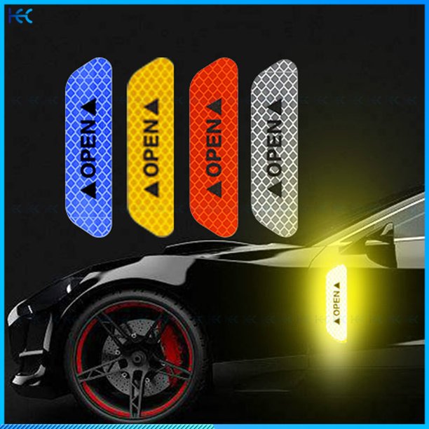 1pc Car Reflectante Reflector Sticker Car BodyHigh Reflective Exterior Auto Accessories Reflective Tape Reflex Warning