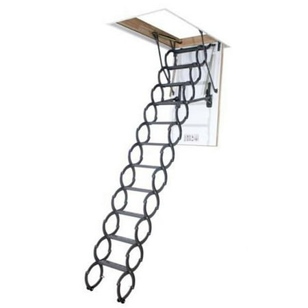 UPC: 5900988604328 | Fakro 66876 LST 27/31 Scissor Insulated Attic Ladder Maximum capacity: 350 Lbs
