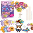 thumbnail image 1 of Kit de manualidades Britik Poke Art, ramo de flores para niñas de 8 a 12 años, 1 of 9