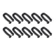 thumbnail image 1 of 10 ganchos para correa de cincha, hebillas de cincha, mosquetones resistentes, llaveros 25 CM, 1 of 9